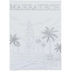 Toile à peindre à numéro motif ville 30x40cm (5 modèles)