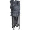 Tonnelle carrée Easy ouverture télescopique grise UPF50+ 290x290xH166-265cm