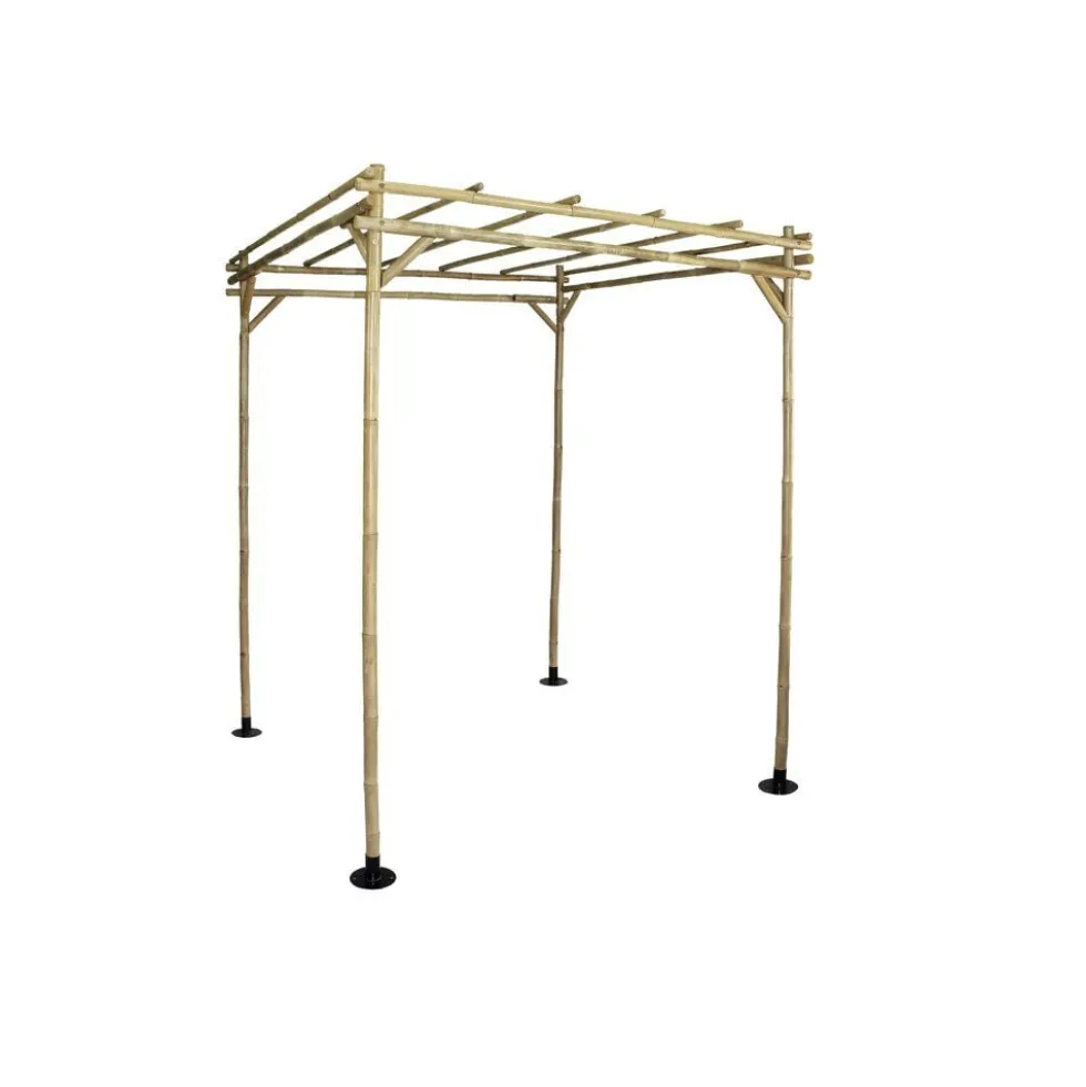 Tonnelle Laos bambou 170xH210x170cm 3m²