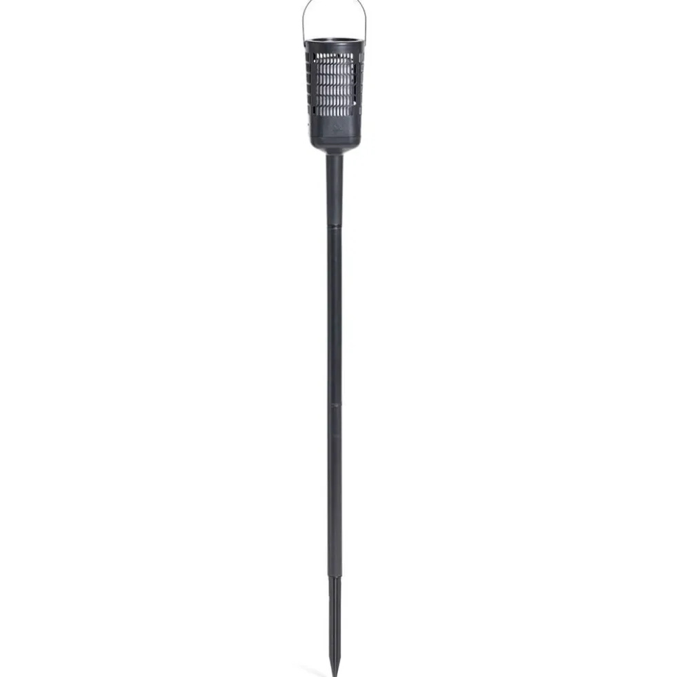 Torche solaire Gary 3en1 LED effet flamme H100cm