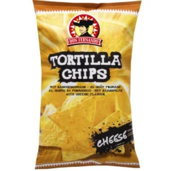 Tortillas chips au maïs goût fromage 200g