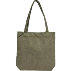 Tote bag velours côtelé 34x8xH32cm (3 modèles)