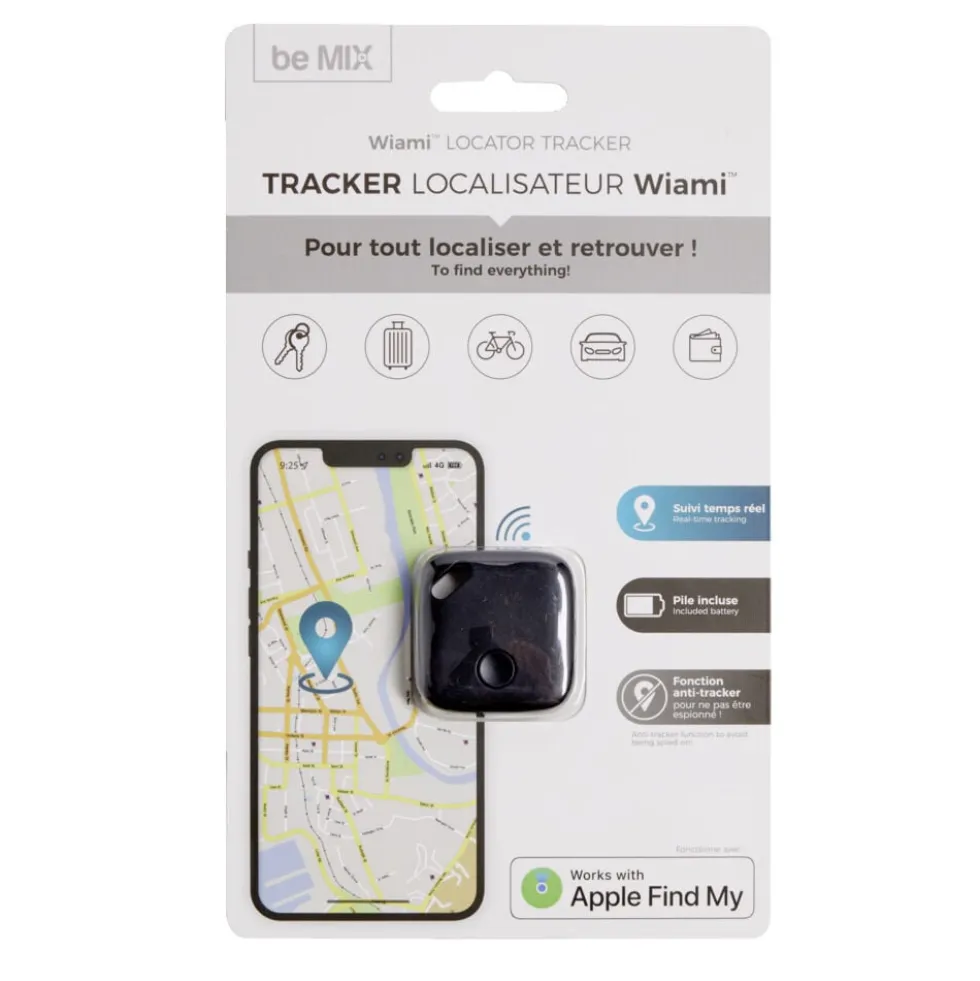 Traqueur localisateur noir
