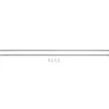 Tringle de vitrage Extensible 100-160 cm métal blanc x2