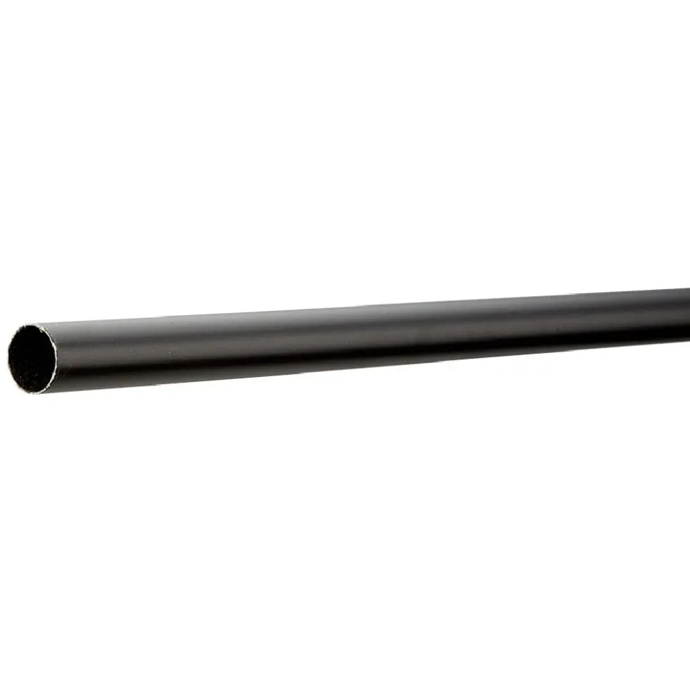 Tringle en métal noir Ø1,6xL250cm