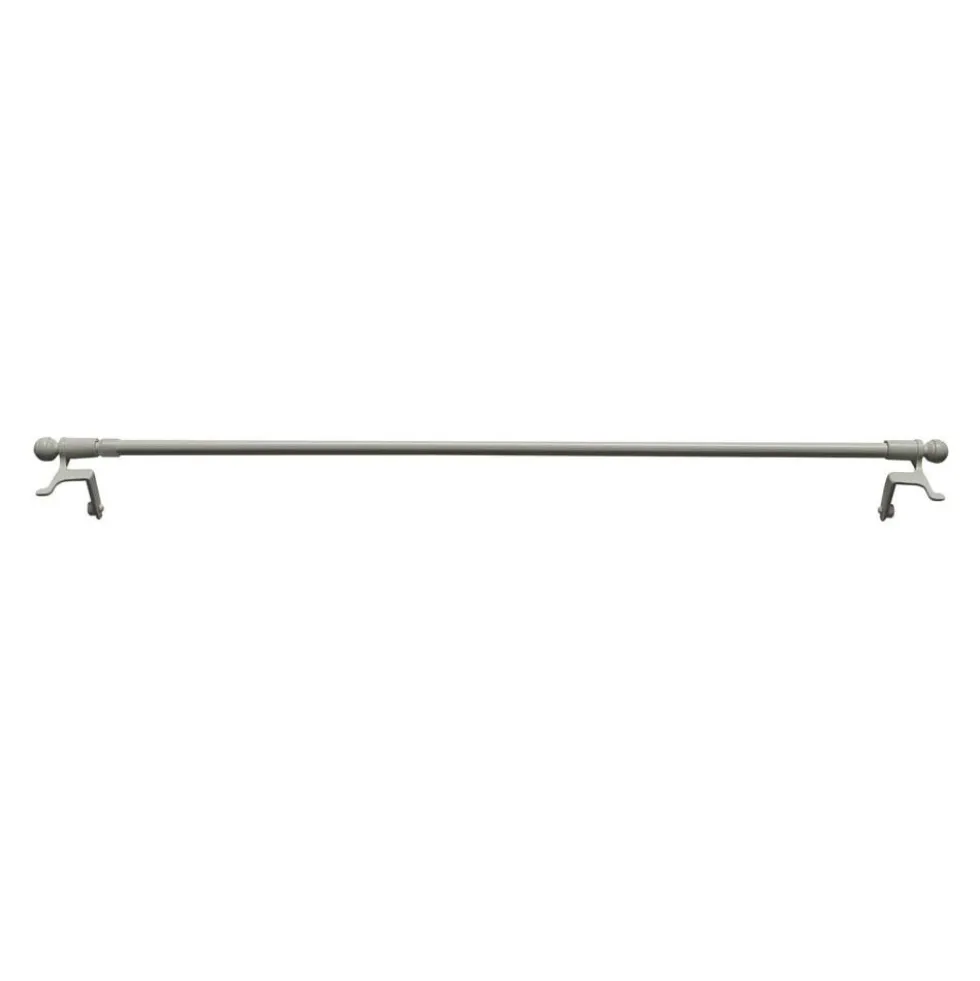 Tringle à pression Extensible Métal Blanc 50-80 cm