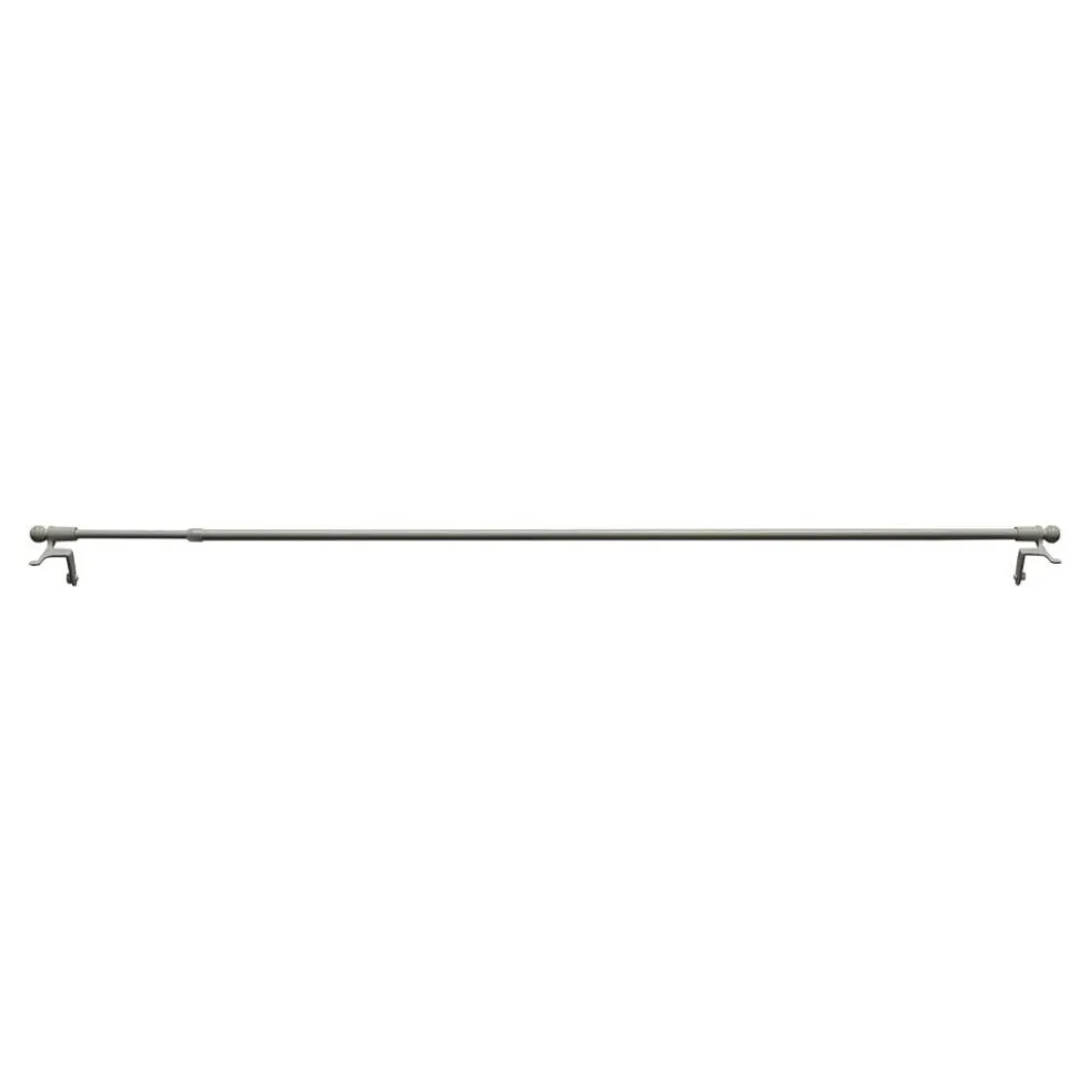 Tringle à pression Extensible Métal Blanc 80-110 cm