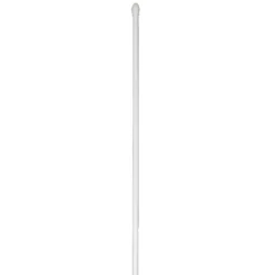 Tringle à rideau extensible 125-225 cm Bistrot embout rond blanc