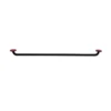 Tringle à vitrage auto adhésive Extensible Métal Noir 40-70 cm