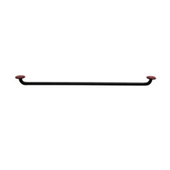 Tringle à vitrage auto adhésive Extensible Métal Noir 40-70 cm