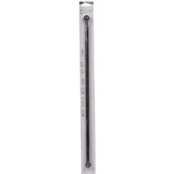 Tringle à vitrage Extensible 40-60 cm embout boule noir vieilli