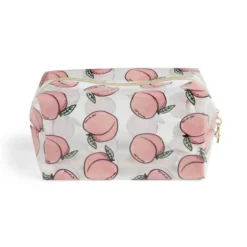 Trousse cosmétique transparente à motifs - 3 modèles