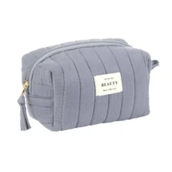Trousse de toilette gaze de coton 18x10xH10cm (3 modèles)