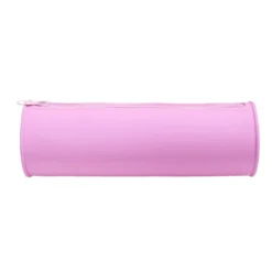 Trousse en silicone bleu ou rose - 2 coloris