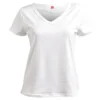 T-shirt femme fibre de bambou et élasthanne blanc - Taille M