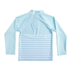 T-shirt manche longue protection UV50 enfant tissu bleu 30x40cm