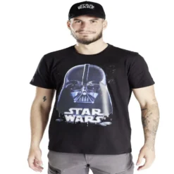 T-shirt Star Wars Dark Vador coton noir