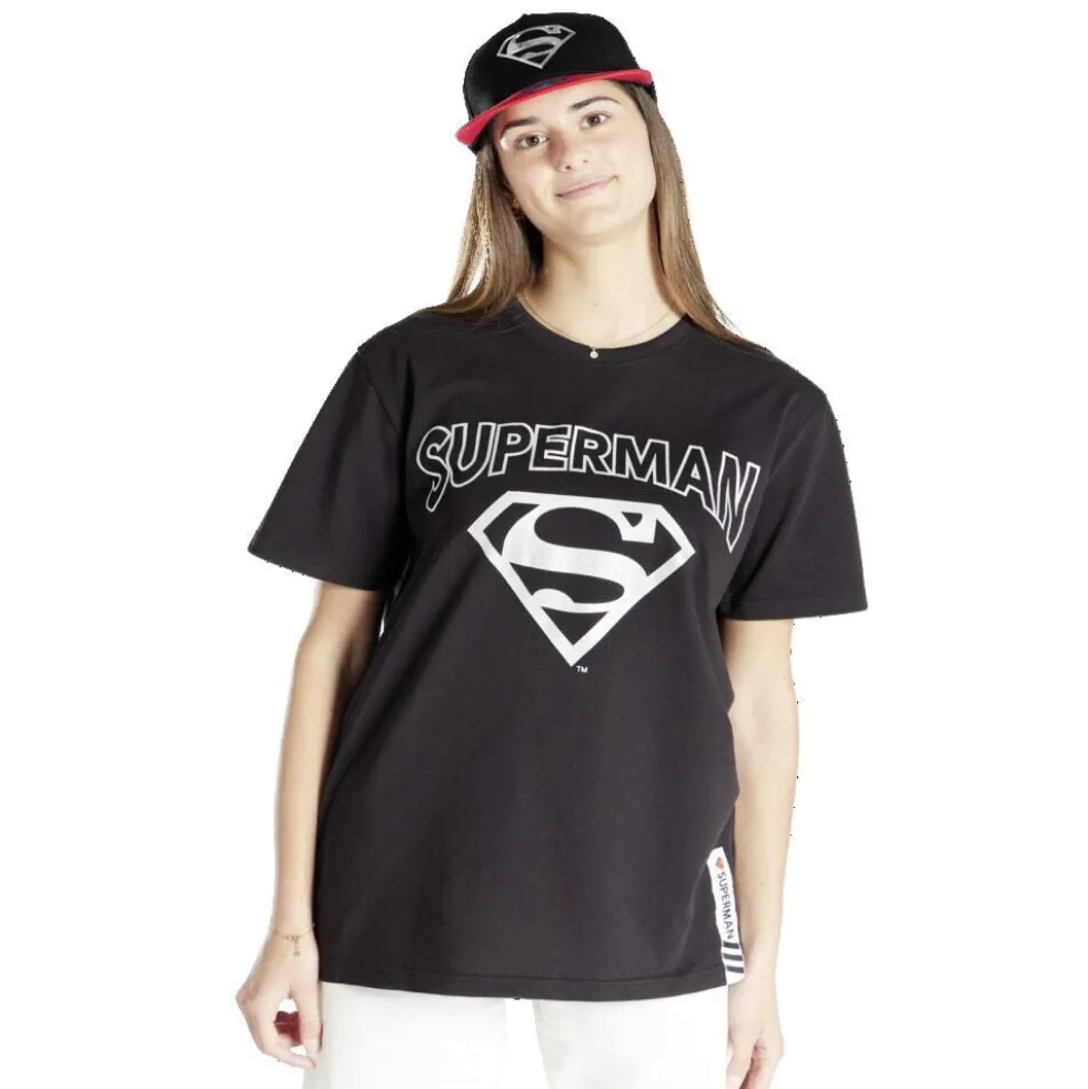 T-shirt Superman coton noir
