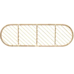 Tête de lit à suspendre Malang rotin naturel - L160xP3xH50 cm