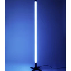 Tube néon LED bleu plastique Ø3,3xH116cm