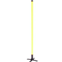 Tube néon LED rouge plastique Ø3,3xH116cm