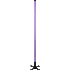 Tube néon LED violet plastique Ø3,3xH116cm
