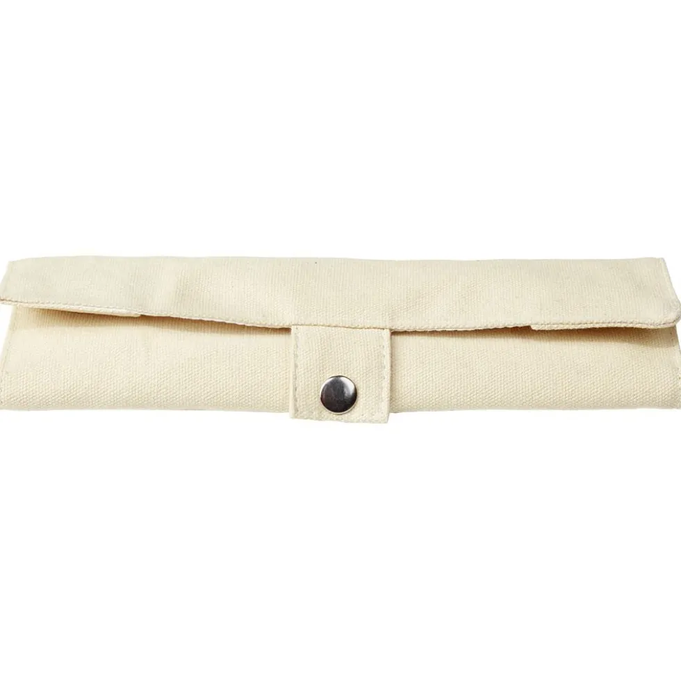 Étui avec couverts en bambou fourchette/couteau/cuillère 3 pièces