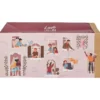 Tunnel de jeu pour chat carton motif maison 60x27xH22cm