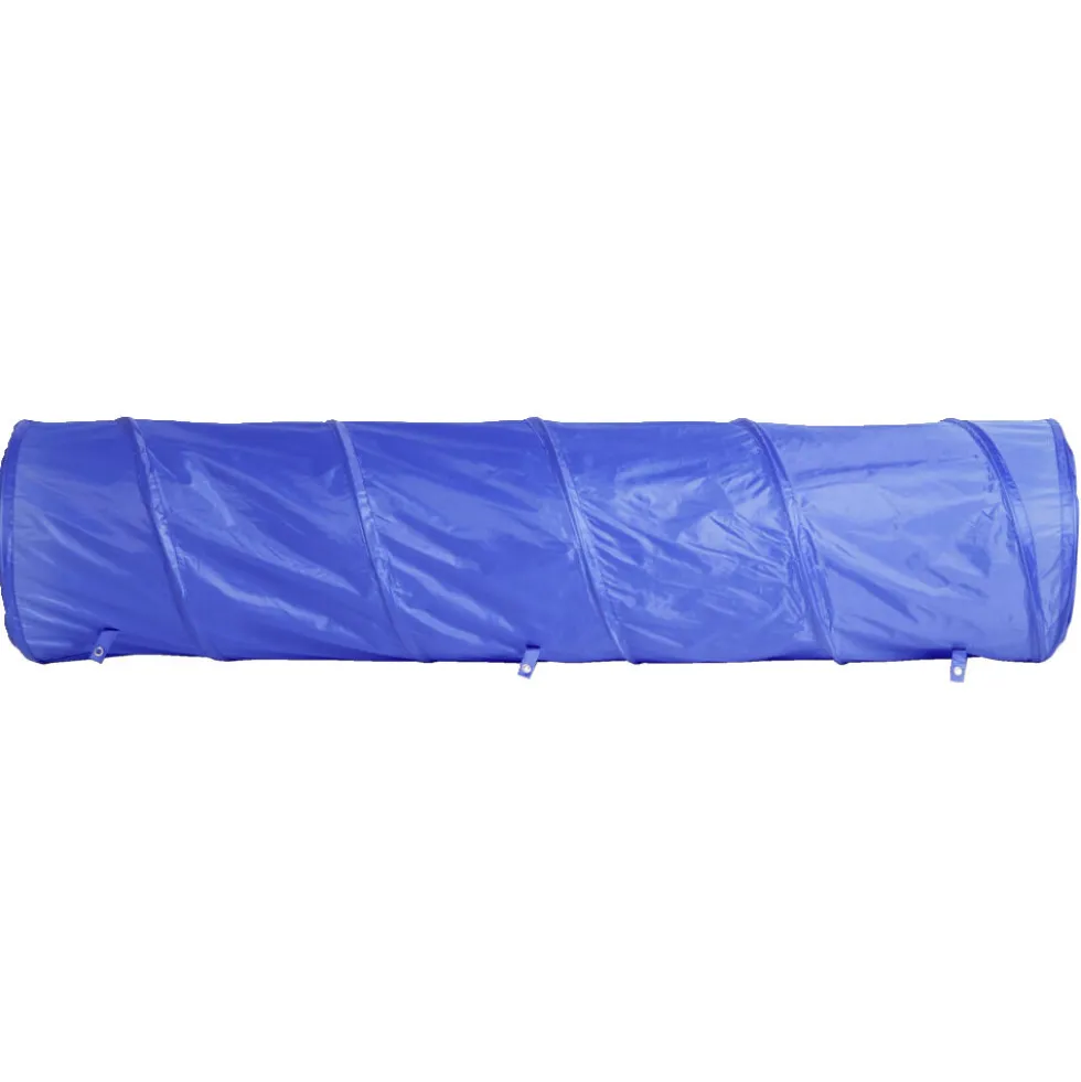 Tunnel d'entrainement pliable pour animaux Ø48xL200cm
