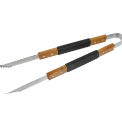 Ustensile barbecue x3 bois et métal
