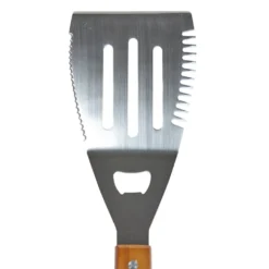 Ustensile barbecue x3 bois et métal