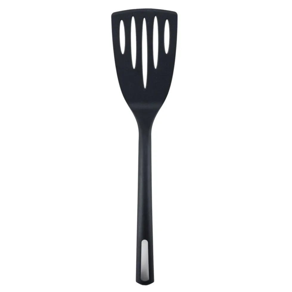 Ustensile de cuisine x6 plastique noir L33cm