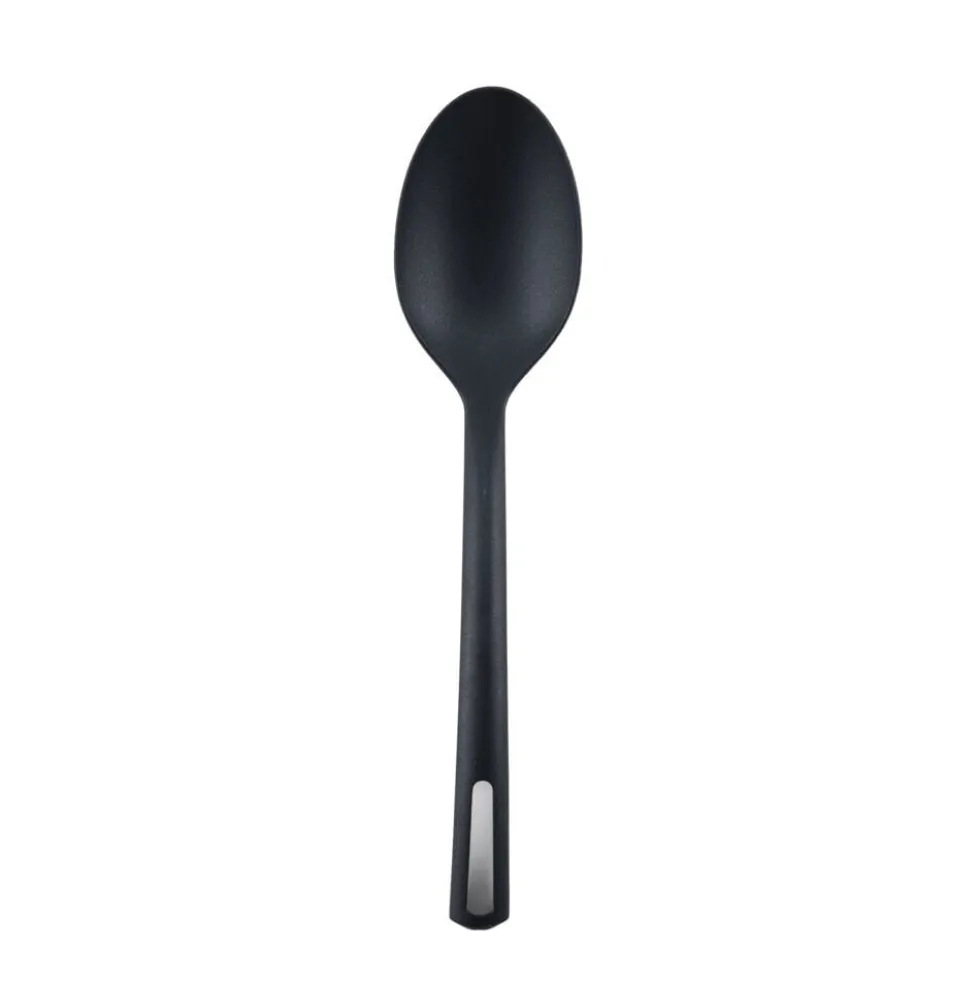 Ustensile de cuisine x6 plastique noir L33cm