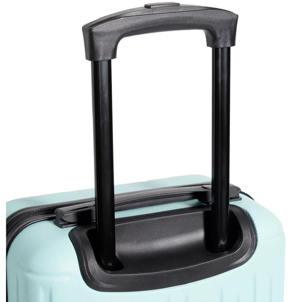Valise cabine rigide trolley 4 roues 26L jaune