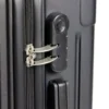 Valise cabine trolley à roulettes noir 38L petit modèle