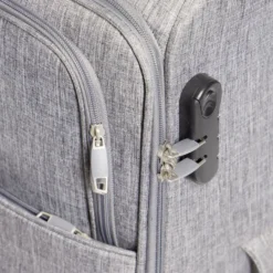 Valise souple 73L polyester gris