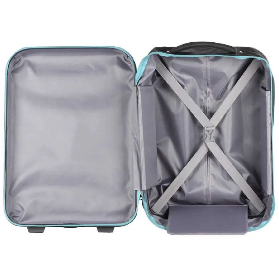 Valise trolley pliable ultra plate plastique rigide