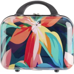 Vanity 10L motif floral tropical 31x16xH23,5cm