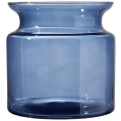 Vase bas en verre