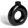 Vase céramique noir H15cm