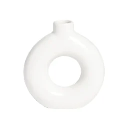 Vase céramique noir H15cm