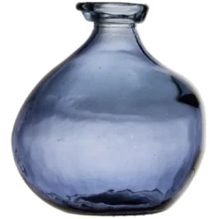 Vase Dame Jeanne Simplicity bleu Ø16xH18cm