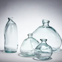Vase Dame Jeanne Simplicity transparent Ø18 x H16 cm