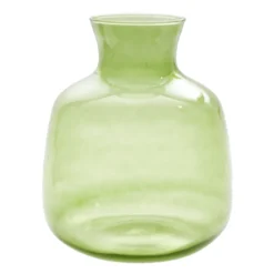Vase en verre vert Loyde Ø24xH29cm