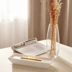 Vase en verre Ø11xH26cm (2 modèles)
