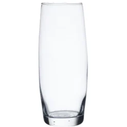 Vase rond étroit transparent Ø11xH26cm