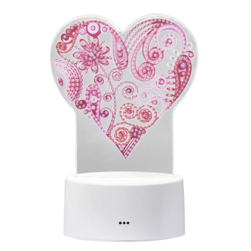 Veilleuse LED créative diamant à coller pour enfant