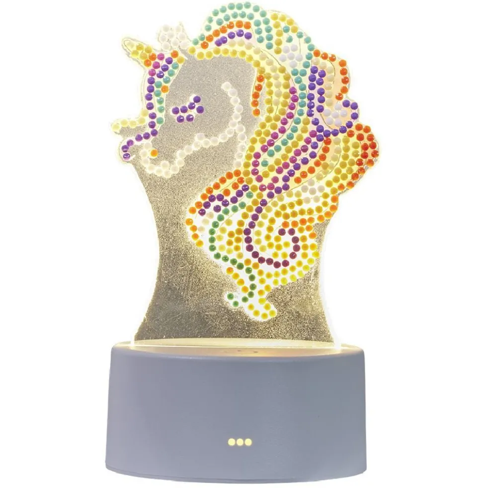 Veilleuse LED créative diamant à coller pour enfant