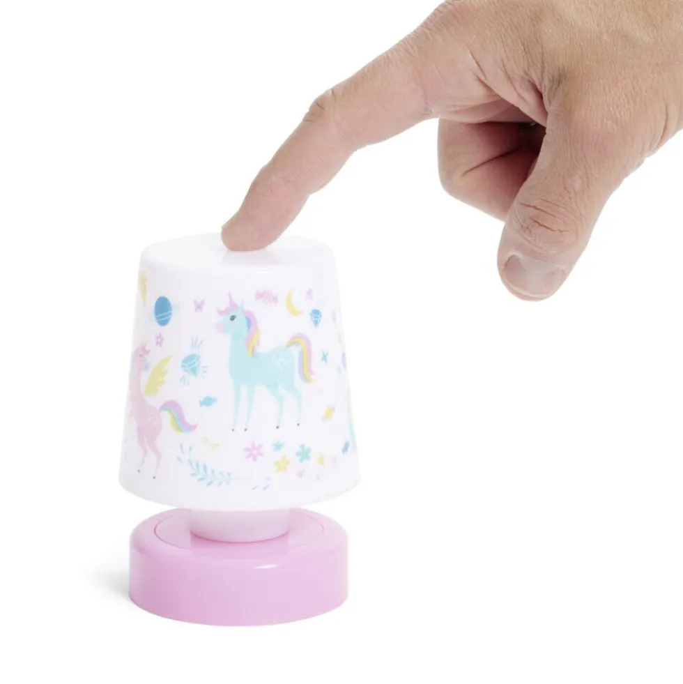 Veilleuse à LED licorne ou astronaute H11,5cm (2 modèles)