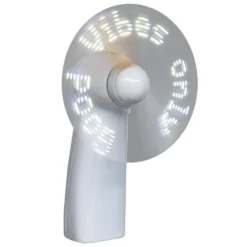 Ventilateur à main avec message
